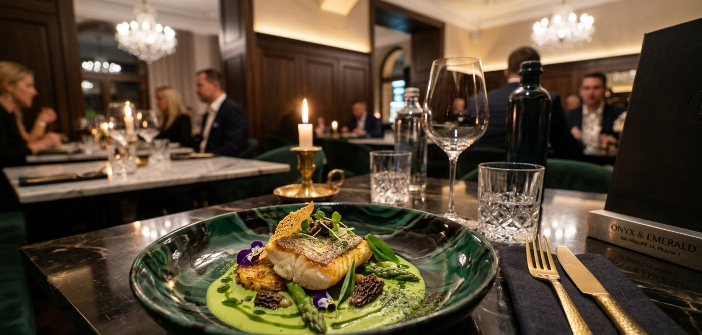 Fine dining v restauraci VelcroNaxis
